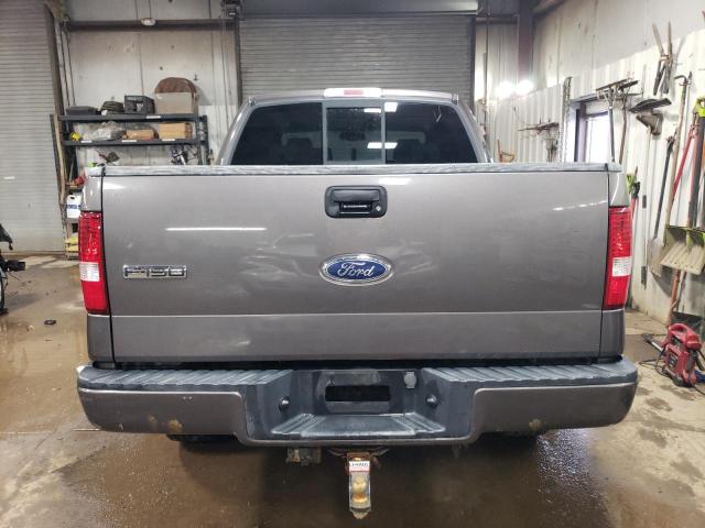 1FTPW14504KC91067 - 2004 FORD F150 SUPERCREW GRAY photo 6