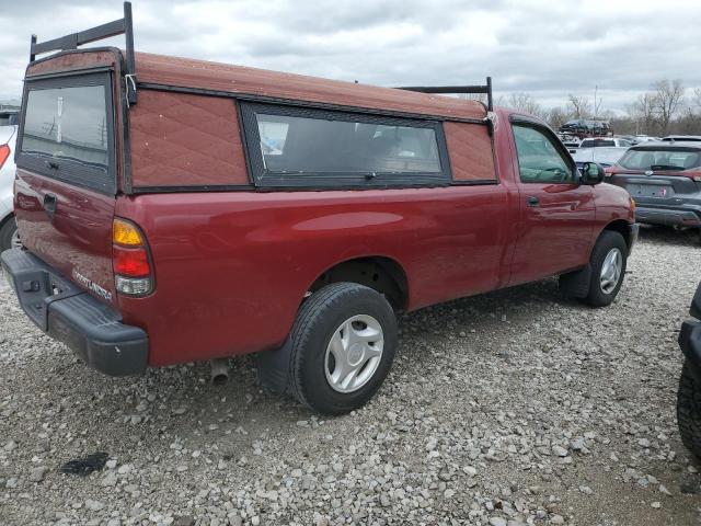 5TBJN32192S313439 - 2002 TOYOTA TUNDRA RED photo 3