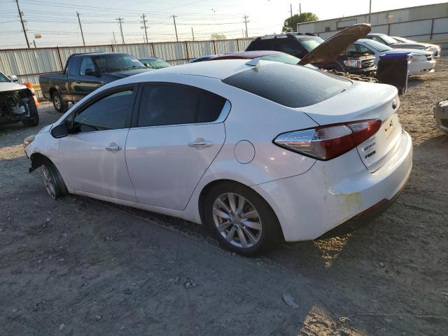 KNAFX4A80F5369404 - 2015 KIA FORTE EX WHITE photo 2