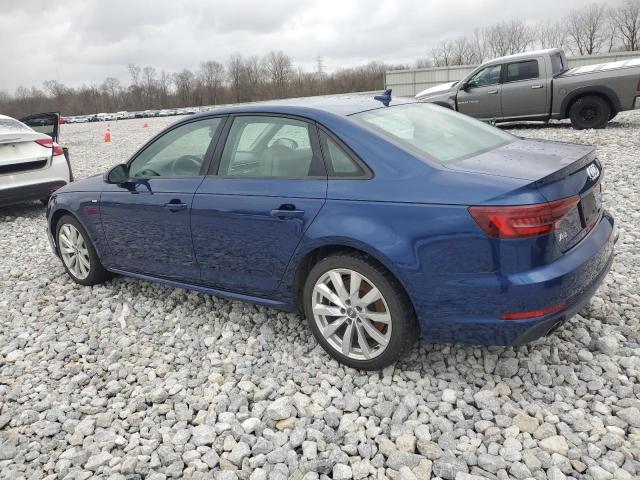 WAUDNAF49JN017545 - 2018 AUDI A4 PREMIUM BLUE photo 2