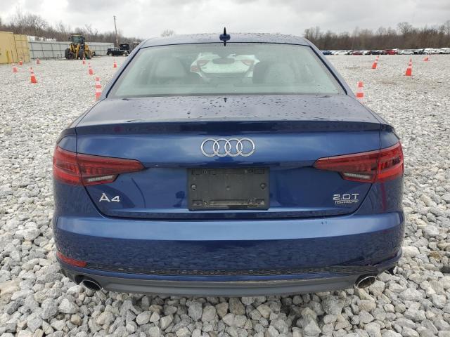 WAUDNAF49JN017545 - 2018 AUDI A4 PREMIUM BLUE photo 6