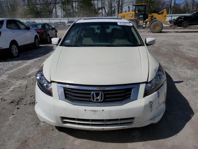 1HGCP268X9A046364 - 2009 HONDA ACCORD EXL WHITE photo 5