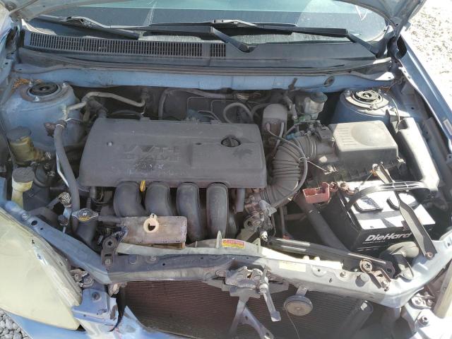 2T1KR32E44C277531 - 2004 TOYOTA COROLLA MA XR BLUE photo 11