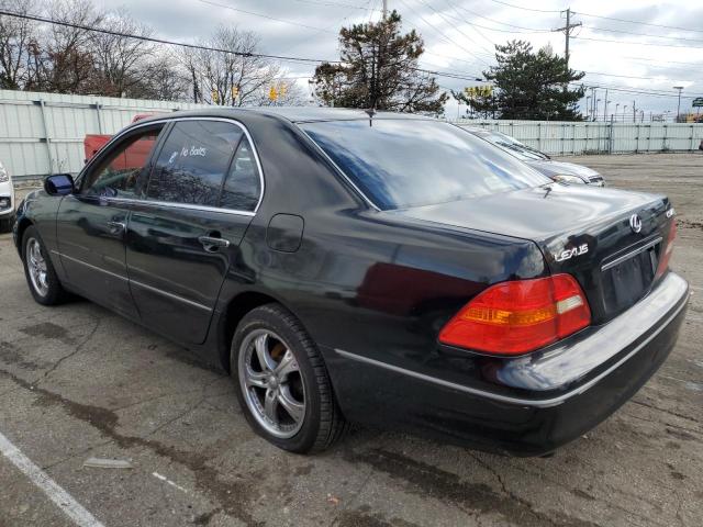 JTHBN30F720067339 - 2002 LEXUS LS 430 BLACK photo 2