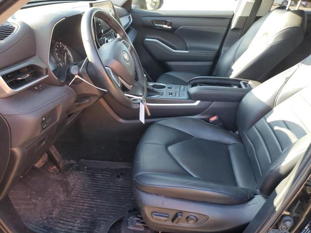 5TDHZRBH0NS569578 - 2022 TOYOTA HIGHLANDER XLE BLACK photo 7