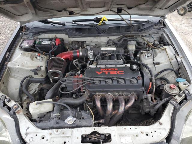 2HGEJ6423YH106162 - 2000 HONDA CIVIC CX GRAY photo 11