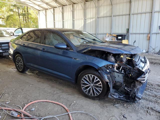 3VWE57BU2KM113106 - 2019 VOLKSWAGEN JETTA SEL BLUE photo 4