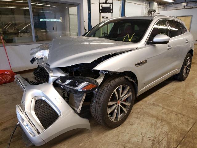 SADCT2FU1MA668291 - 2021 JAGUAR F-PACE R-DYNAMIC S SILVER photo 2