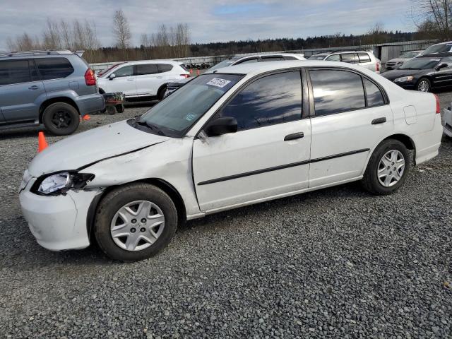 1HGES16335L021357 - 2005 HONDA CIVIC DX VP Սպիտակ լուսանկար 1