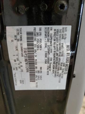 1FAFP31N87W112494 - 2007 FORD FOCUS ZX3 BLACK photo 13