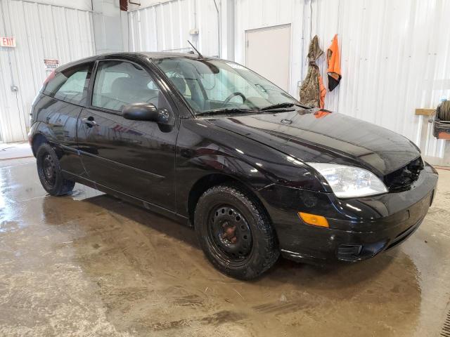 1FAFP31N87W112494 - 2007 FORD FOCUS ZX3 BLACK photo 4