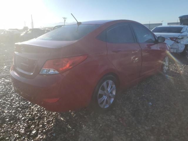 KMHCU4AE0CU087300 - 2012 HYUNDAI ACCENT GLS RED photo 3