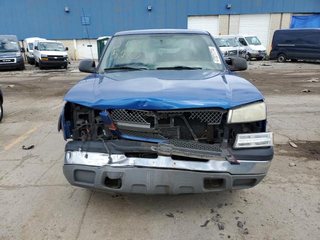 2GCEK19V141115270 - 2004 CHEVROLET 1500 SILVE K1500 BLUE photo 5