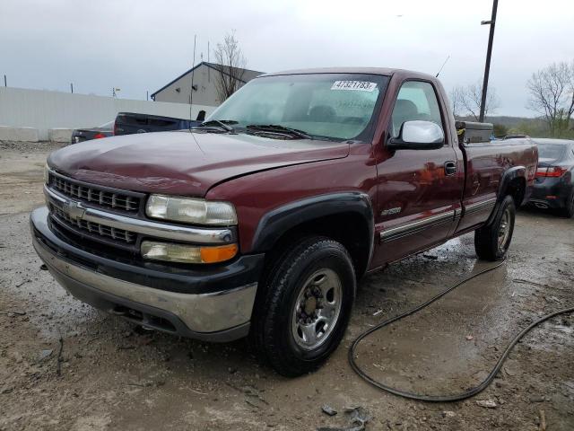 1GCGK24U5YE191821 - 2000 CHEVROLET SILVERADO K2500 BURGUNDY photo 1