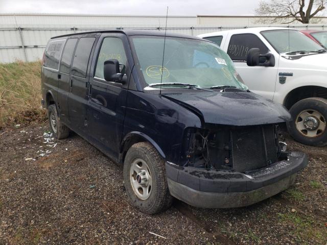 1GTFH15Z871209815 - 2007 GMC SAVANA G1500 BLUE photo 4