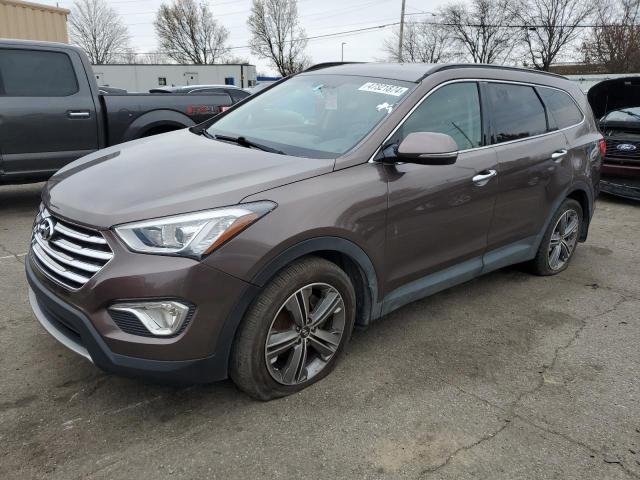 KM8SN4HF8EU083778 - 2014 HYUNDAI SANTA FE GLS BROWN photo 1