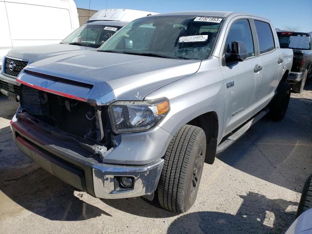 5TFEY5F13KX247809 - 2019 TOYOTA TUNDRA CREWMAX SR5 SILVER photo 1