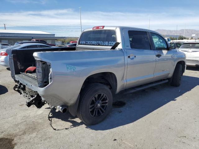 5TFEY5F13KX247809 - 2019 TOYOTA TUNDRA CREWMAX SR5 SILVER photo 3