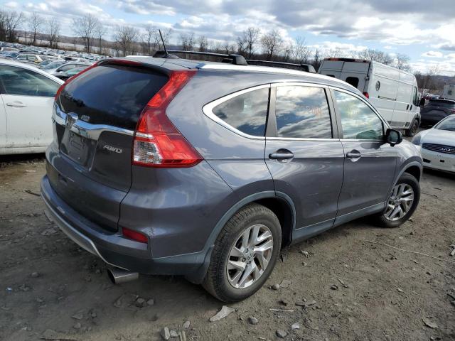 5J6RM4H70FL055943 - 2015 HONDA CR-V EXL GRAY photo 3