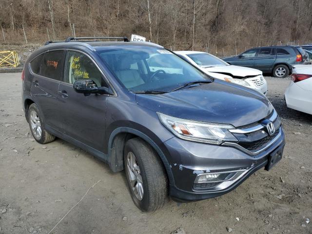 5J6RM4H70FL055943 - 2015 HONDA CR-V EXL GRAY photo 4