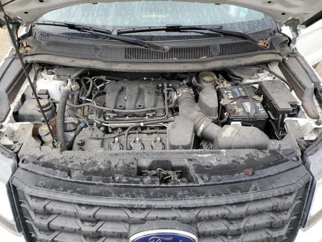 1FM5K8AR2HGC56697 - 2017 FORD EXPLORER POLICE INTERCEPTOR WHITE photo 11