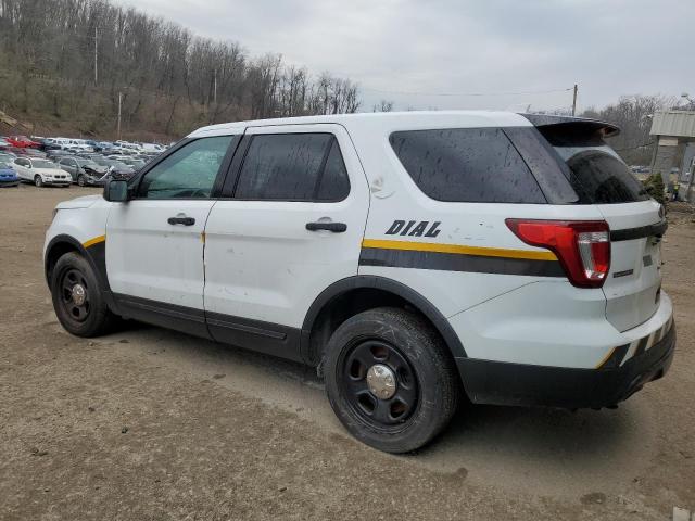 1FM5K8AR2HGC56697 - 2017 FORD EXPLORER POLICE INTERCEPTOR WHITE photo 2