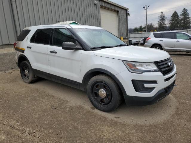 1FM5K8AR2HGC56697 - 2017 FORD EXPLORER POLICE INTERCEPTOR WHITE photo 4