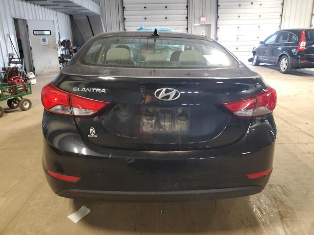 5NPDH4AE1FH651211 - 2015 HYUNDAI ELANTRA SE BLACK photo 6