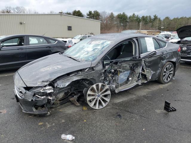 3FA6P0T96LR178196 - 2020 FORD FUSION SE GRAY photo 1