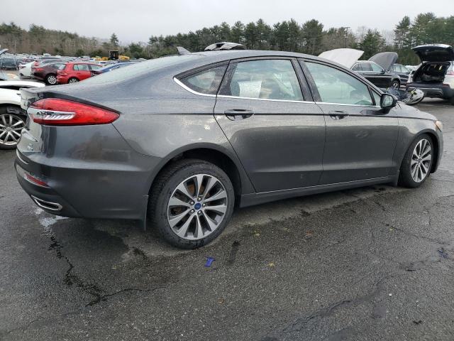 3FA6P0T96LR178196 - 2020 FORD FUSION SE GRAY photo 3