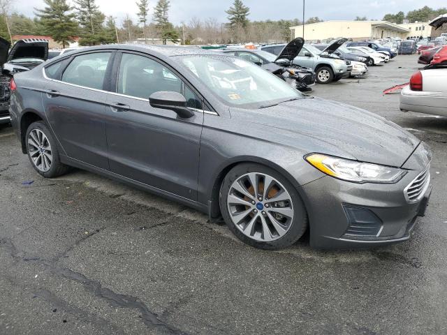 3FA6P0T96LR178196 - 2020 FORD FUSION SE GRAY photo 4