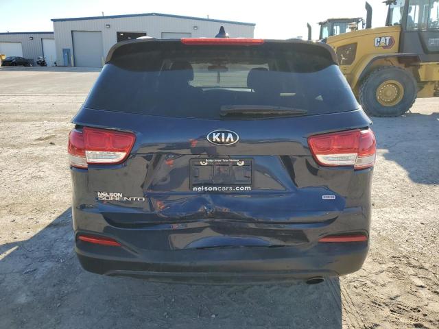 5XYPG4A32JG358206 - 2018 KIA SORENTO LX BLUE photo 6