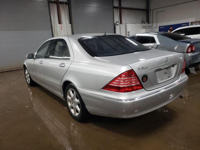 WDBNG84J23A353730 - 2003 MERCEDES-BENZ S 500 4MATIC SILVER photo 2