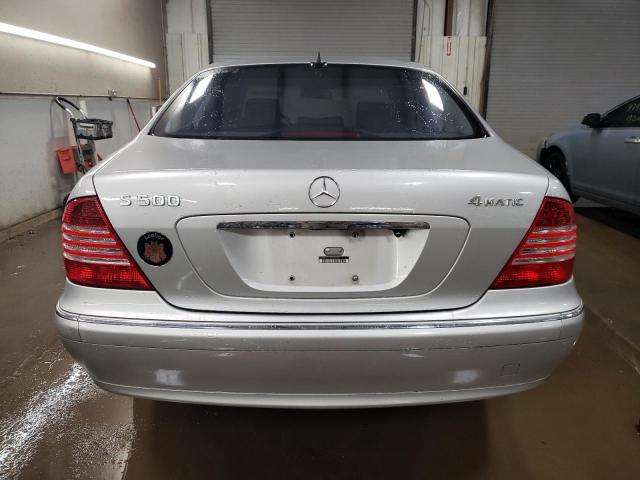WDBNG84J23A353730 - 2003 MERCEDES-BENZ S 500 4MATIC SILVER photo 6