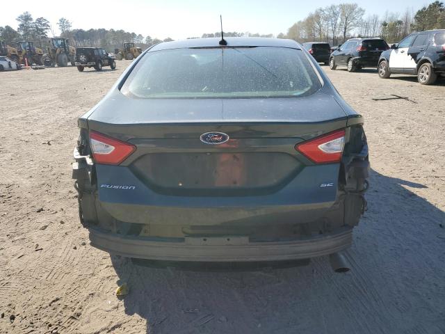 3FA6P0H77GR168936 - 2016 FORD FUSION SE TEAL photo 6