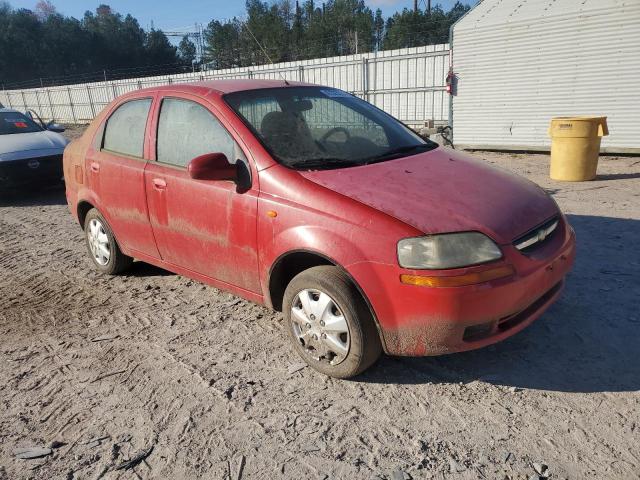 KL1TD52614B247898 - 2004 CHEVROLET AVEO RED photo 4