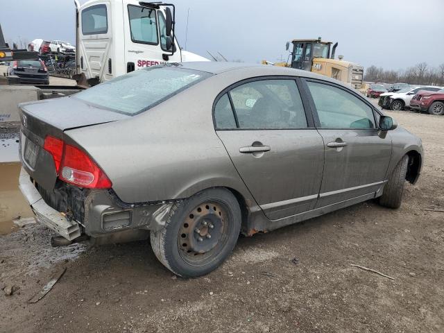 1HGFA16586L039430 - 2006 HONDA CIVIC LX GRAY photo 3