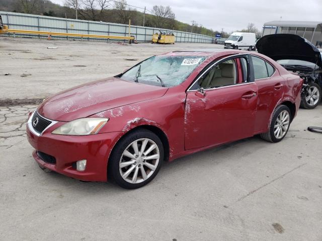 JTHCK262395027963 - 2009 LEXUS IS 250 RED photo 1