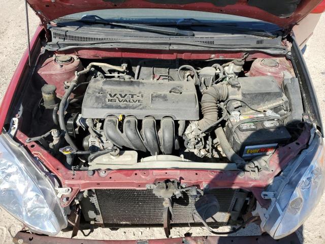 1NXBR32E14Z312802 - 2004 TOYOTA COROLLA CE RED photo 11