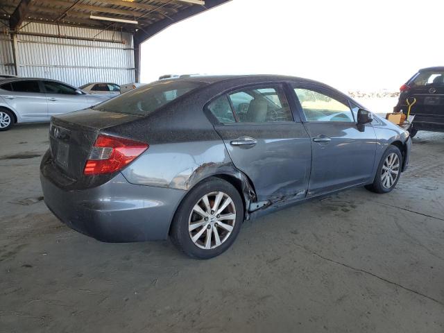 19XFB2F96CE329142 - 2012 HONDA CIVIC EXL GRAY photo 3