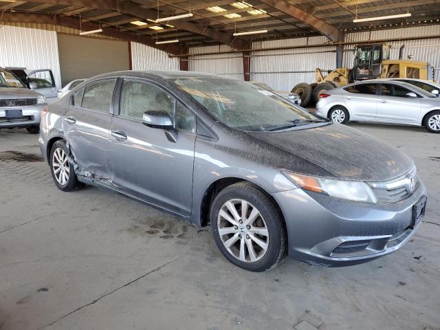 19XFB2F96CE329142 - 2012 HONDA CIVIC EXL GRAY photo 4