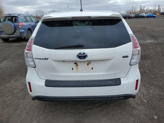 JTDZN3EU3FJ022910 - 2015 TOYOTA PRIUS V WHITE photo 6