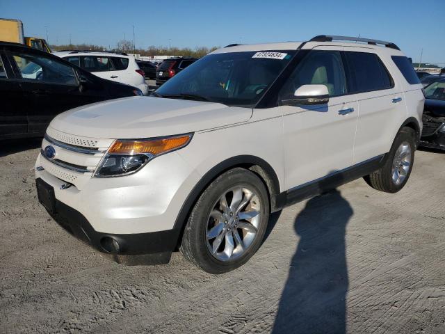 1FMHK8F88CGA51603 - 2012 FORD EXPLORER LIMITED WHITE photo 1