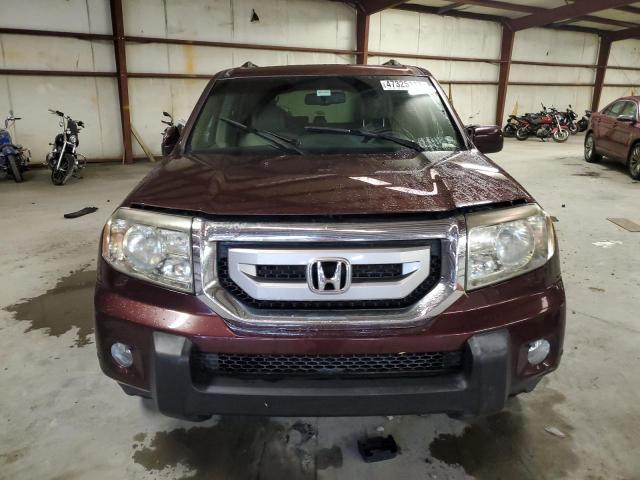 5FNYF38939B006864 - 2009 HONDA PILOT TOURING BURGUNDY photo 5