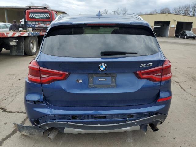 5UXTR9C55JLD64804 - 2018 BMW X3 XDRIVE30I BLUE photo 6