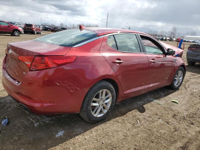 5XXGM4A72DG108730 - 2013 KIA OPTIMA LX RED photo 3