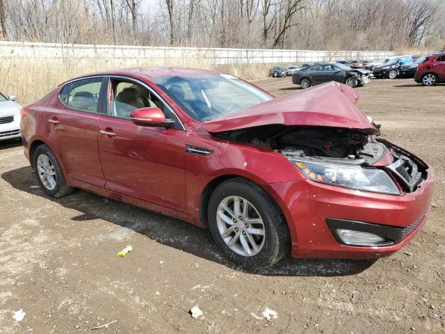 5XXGM4A72DG108730 - 2013 KIA OPTIMA LX RED photo 4