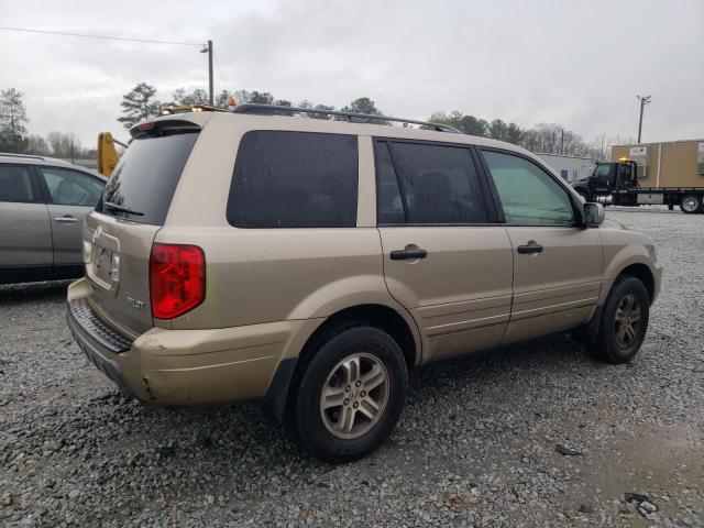 5FNYF185X5B014844 - 2005 HONDA PILOT EXL GOLD photo 3