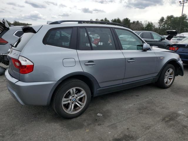 WBXPA93466WG89097 - 2006 BMW X3 3.0I SILVER photo 3