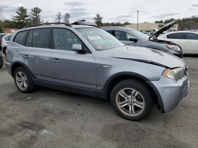 WBXPA93466WG89097 - 2006 BMW X3 3.0I SILVER photo 4